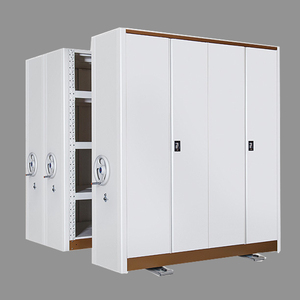 Steel Movable Archive <b>Shelves</b> Mobile Storage Shelving Roller <b>Racking</b> Cabinet Compact Storage Shelving Dense Ark Mobile Shelving - Product Image 6
