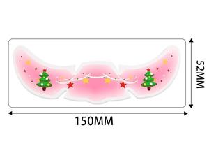 Noël enfants dessin animé papier temporaire visage <span class=keywords><strong>tatouage</strong></span> autocollant résistant à l'eau écologique conception à la mode - Product Image 5