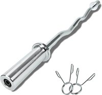 Barre de musculation EZ Curl en acier électrolytique personnalisable de 1,2 m pour usage domestique, en salle de sport ou commercial