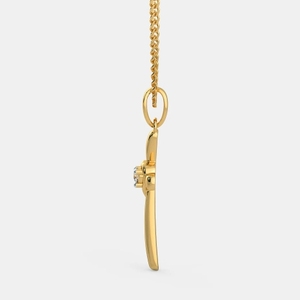 Colgante de Cruz <span class=keywords><strong>Aric</strong></span>, collar con colgante de circonita en forma de corazón, cadena de eslabones impermeable de acero inoxidable, collar cruzado para mujer - Product Image 5
