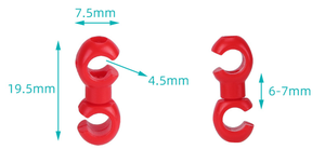 توصيل خط خرطوم MTB القابل للطي لفرامل الدراجة وكبل تحويل مشبك تجميع كابل دراجة دوار - Product Image 5