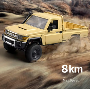 Coche RC a Escala 1:12 SJY-MN82 PRO Mejorado 4x4 Todoterreno con Faros, Control Remoto, Juguete para Niños, Regalo para Adultos - Product Image 4