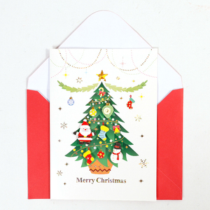 การ์ดอวยพร2024แบบกำหนดเองพร้อมจอแสดงผลแบบซอง19.5*10.9ซม. - Product Image 3