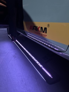 Marchepieds électriques en alliage d'aluminium AKM, éclairage LED coloré, étanches IPX7, sans perçage, garantie 2 ans pour <span class=keywords><strong>Volvo</strong></span> - Product Image 3