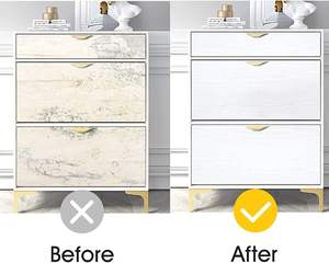 Papier peint en bois à peler et à coller, auto-adhésif, papier peint en noyer brun, film vinyle décoratif, facile à nettoyer, revêtement mural amovible - Product Image 5