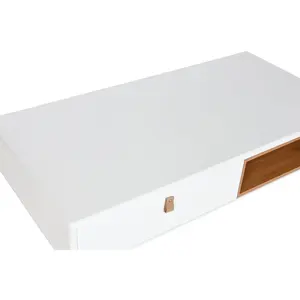 โต๊ะกาแฟ MDF PU 120x60x40 สีขาวโปร - Product Image 6