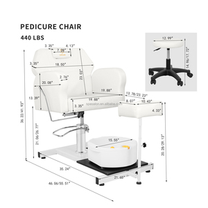 Fuß<span class=keywords><strong>massage</strong></span>-Pediküre-Kundenstuhl für Nagelstudio im Angebot Moderner Fußstuhl Professioneller Pediküre-Stuhl - Product Image 3