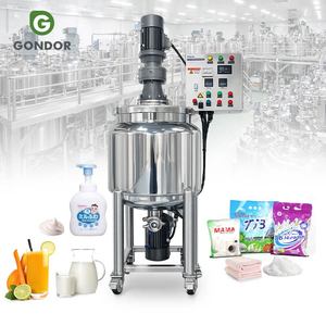 Heated High Shear Reactor 10 Gallon 500 1000 Liter Steel Stainless Stirred Stirrer Stirring Mixer Tank With - Product Image 1