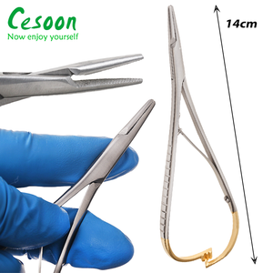 Pinza manual para agujas dentales, alicate Mathieu para ortodoncia, anillo elástico de goma, soporte de acero inoxidable para cirugía dental, 1 unidad - Product Image 4