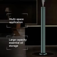 Diffuseur d'arômes commercial portable AeroScent en métal sur pied, à batterie, écologique, capacité 500 ml, contrôlé par application, pour hôtel