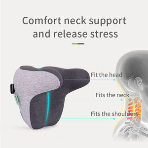 2023 nouveau Design 2-en-1 beignet oreiller ensemble tricoté mousse à mémoire de forme lombaire et <span class=keywords><strong>tête</strong></span> <span class=keywords><strong>coussin</strong></span> de siège de voiture pour fauteuil roulant et chaise de bureau - Product Image 3