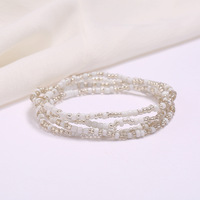 Chaîne de taille fine multicolore en perles de rocaille, chaîne de ventre perlée faite à la main style bohème, bijoux de corps pour femme pour l'été et la plage