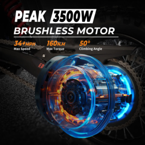 High Performance Motorcycle Lithium Battery Motocross Dirt Lightweight Design 60V3500W 150kg Load 60KM/H - Product Image 3