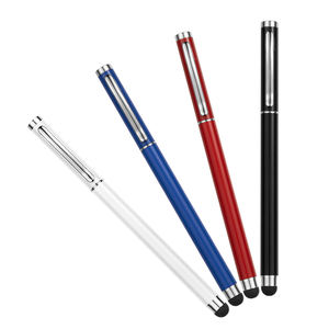 Stylo à encre gel bleue 0,5 mm personnalisé avec logo promotionnel, stylet tactile doux au toucher, recharge Parker, non effaçable, pour cadeau, fabriqué en métal durable - Product Image 1
