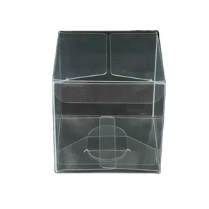 Transparent Waterproof PVC Square <b>Boxes</b> Biodegradable & UV Coated for Custom Size Storage of Food Jewelry Candy <b>Gifts</b> Cosmetics - Product Image 3