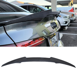 For A4/S4 B9 B9.5 M4 Style Real Honeycomb Carbon Fiber Material Rear Spoiler Trunk Wing 2017-2024 - Product Image 2