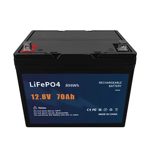 Stock d'entrepôt de l'UE batterie solaire à expédition rapide Lifepo4 25.6v 50Ah batterie de stockage d'énergie Lifepo4 pack de batterie