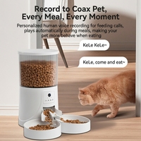 Distributeur automatique de nourriture pour animaux de compagnie, alimentation stable, longue durée de vie, accessoires pour animaux, conception à double alimentation, sans BPA, anti-colmatage, résistant à la rouille