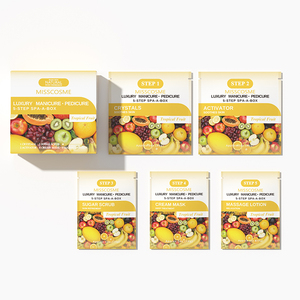 Chine Spa Kit de pédicure Fabricant d'approvisionnement Produit de soin de la peau des pieds personnalisé Ensemble de pédicure Spa en 5 étapes - Product Image 6