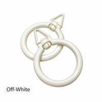 Anneau de suspension universel pour rideau, épaissi, anneau circulaire, anneau de traction, accessoires, anneau à crochet, lisse et silencieux
