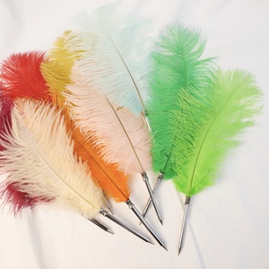 Bolígrafo de Pluma de Avestruz Blanca para <span class=keywords><strong>Boda</strong></span> - Product Image 5
