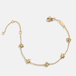 Pulsera <span class=keywords><strong>de</strong></span> trébol <span class=keywords><strong>de</strong></span> cuatro hojas <span class=keywords><strong>de</strong></span> <span class=keywords><strong>oro</strong></span> <span class=keywords><strong>de</strong></span> 18K, abalorios <span class=keywords><strong>de</strong></span> diseñador <span class=keywords><strong>de</strong></span> Plata <span class=keywords><strong>de</strong></span> Ley 925 para pulseras, pulseras impermeables sin deslustre a granel - Product Image 1
