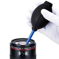 Qualité d'image optimale Outil universel de nettoyage d'objectif d'appareil photo Souffleur de poussière avec souffleur d'air en caoutchouc Accessoires d'appareil photo