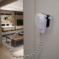 Interrupteur à glissière en plastique 2A 250V pour commande d'éclairage électrique, pour ventilateurs, lampes murales et plafonniers, interrupteurs marche/arrêt