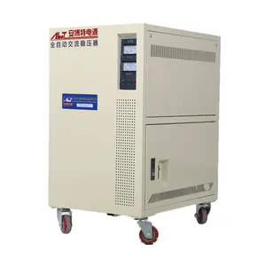 Automatic ac voltage Three Phase 5kv 50KVA 60KVA 10kw 40kw 12V Voltage Stabilizer Regulator Price for domestic use