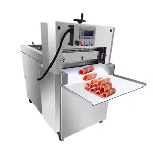 Fully Automatic beef cutting mutton roll Multi Functional Slicing Pork Cutter Machine Commercial Stainless Steel Bacon Slicer