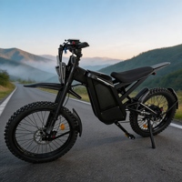 Nouvelle arrivée : Vélo électrique tout-terrain à suspension intégrale avec freins hydrauliques pour les excursions en montagne et les voyages tout-terrain.