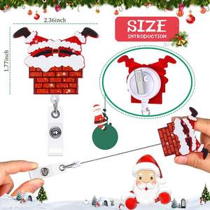 Cadeaux <span class=keywords><strong>de</strong></span> Noël 2025 pour infirmières <span class=keywords><strong>de</strong></span> bureau : Porte-badges personnalisés en acrylique pailleté <span class=keywords><strong>de</strong></span> haute qualité, vente en gros PinGlory, respectueux <span class=keywords><strong>de</strong></span> l'environnement - Product Image 4