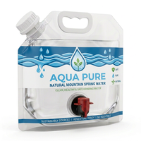 Sac de stockage d'eau d'urgence avec valve, conteneur d'eau flexible pour l'approvisionnement en eau à grande échelle