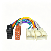 Arnés de Cableado para Radio de Coche, Conector OEM Blanco a Conector ISO Estándar Rojo y Negro para Instalación de Unidad Principal Toyota Subaru