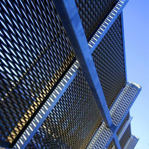 Lưới Mở Rộng Kim Loại Tùy Chỉnh Đồng Bằng Đẹp Thép Nóng Chống Mạ Kẽm Bề Mặt Kỹ Thuật Tấm Màu Dây Tính Năng Dệt - Product Image 5