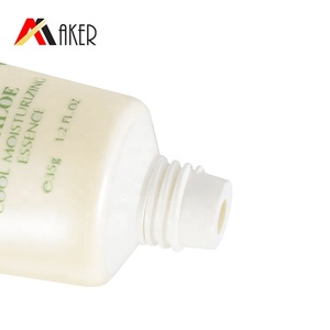 30ml LDPE blanc perle impression offset <span class=keywords><strong>tube</strong></span> cosmétique souple pour gel d'aloe vera avec bouchon à vis - Product Image 5