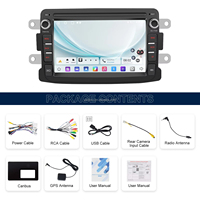 Autoradio Android Podofo pour Dacia Renault LADA 7 pouces 2+64 Go, CarPlay, Android Auto, BT, GPS, WiFi, livraison gratuite