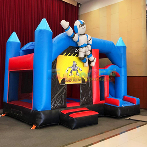 Castillo inflable con temática espacial comercial, brincolín inflable para niños, castillo hinchable espacial con tobogán y casa de juegos. - Product Image 2