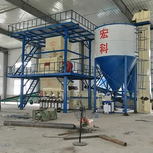 Twin Shaft Gravity-free Dry Mortar Mixing Plant