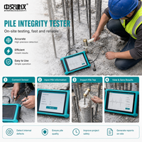 Système portable de détection de l'intégrité des pieux par méthode d'écho d'impact, équipement non destructif pour la détection des fondations en béton