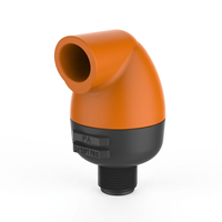 Vanne de purge cinétique de type K DN20 DN25 3/4" 1" à filetage mâle en plastique pour pipeline d'irrigation goutte à goutte agricole