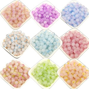 Perles de verre bicolores de 8 mm, dégradé de couleurs, accessoires de bracelet faits à la main, matériaux de perlage pour colliers et <span class=keywords><strong>bijoux</strong></span>, vente en gros - Product Image 5