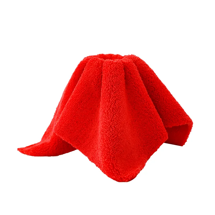 70%Polyester 30%Polyamide Car Ultra Thick Absorbent Fast Drying Edgeless Microfiber Towel