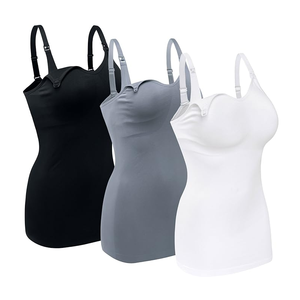 Canottiere da <span class=keywords><strong>allattamento</strong></span> da donna personalizzate con reggiseno per l'<span class=keywords><strong>allattamento</strong></span> al seno Camicia da notte per maternità abiti premaman antimicrobici - Product Image 3