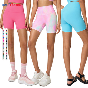 Summer Classic Solid 42 Colors Gym Shorts pour femmes Fitness Training Wear Professional Biker Running Shorts Yoga Pants for Women - Product Image 1