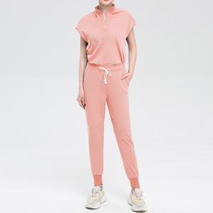 Doktorlar İçin Dokuma Esnek Kısa Kollu Yüksek Kaliteli Unisex Yetişkin İş Kıyafeti Seti (Üst ve Alt) Evcil Hayvan Bakımı ve Güzellik Salonu İçin - Product Image 5