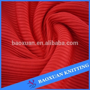 Chino fábrica <span class=keywords><strong>2</strong></span> stretch 100% poliéster 1x1 costilla de punto tela de costilla para suéteres - Product Image 3