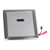 HY-528A automatique capteur toilette vanne de chasse sans contact certifié CE mural 304SS panneau hôtels salles de bains cuisines