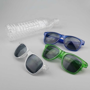 Wholesale Sunglasses Recycled Sunglasses RPET 2024 Design Sun Glasses Made Recycled Plastic Bottle Trendy Classic Unisex