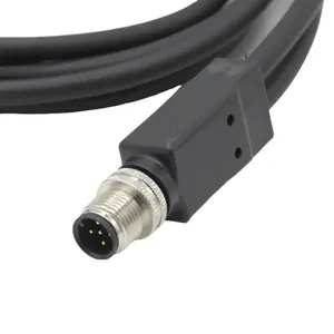 Fabricación impermeable Din Cable 1 macho a 1 macho y 1 hembra M12 Cable de 5 pines Y-Cable Y-Splitter M12 Conector de 5 pines - Product Image 5